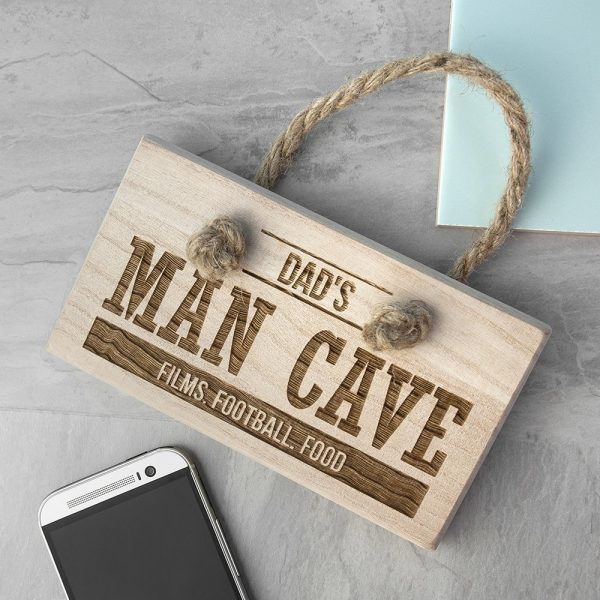 Personalised Wooden Sign – Man Cave