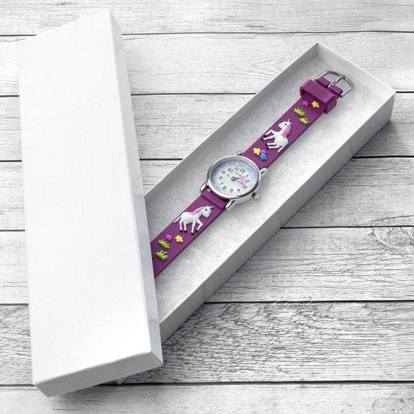 Personalised Kids Unicorn Watch – Your Message