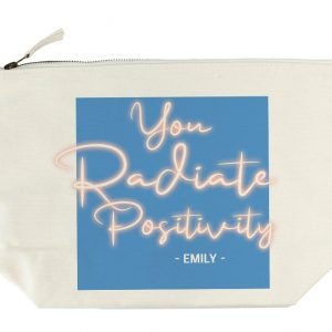 Personalised Wash Bag – Radiate Positivity