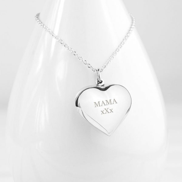 Personalised Heart Necklace – Your Message