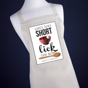 Personalised Apron – Life’s Too Short