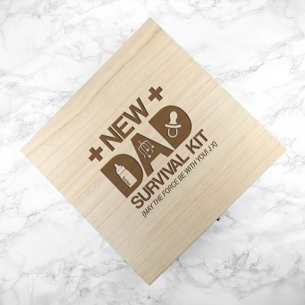 Personalised Gift Box – New Dad Survival Kit