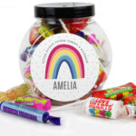 Personalised Rainbow Sweet Gift Jar