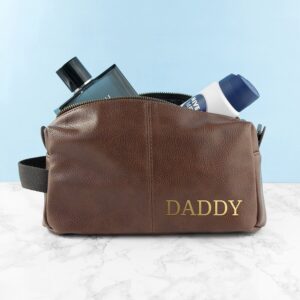 Personalised Leather Luggage Tag – Burgandy