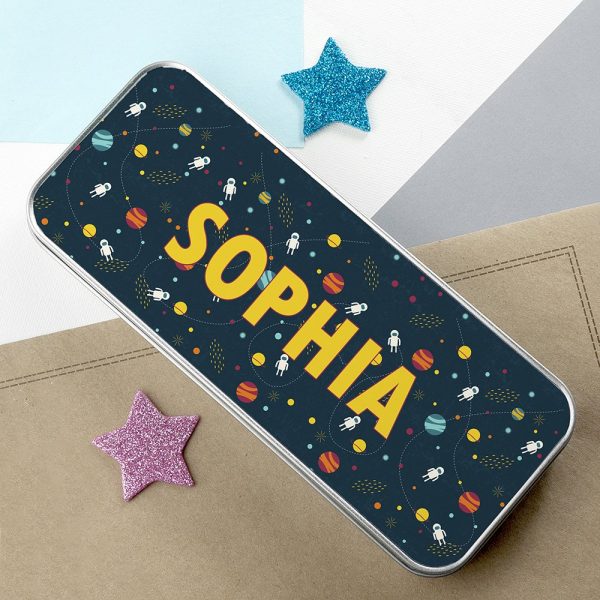 Personalised Planets & Space Pencil Case