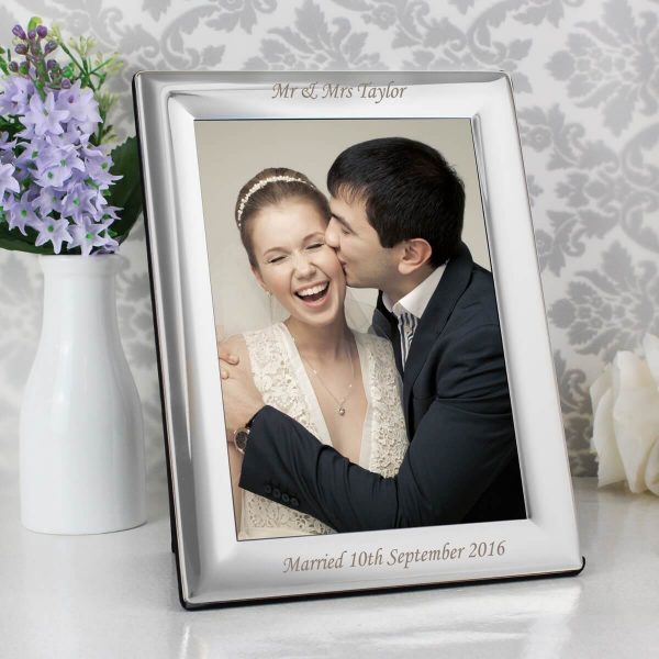 Personalised Silver Plated 5×7 Photo Frame