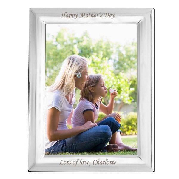 Personalised Silver Plated 5×7 Photo Frame
