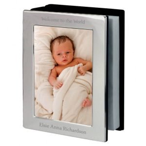 Personalised Silver 5×7 Bold Style Photo Frame