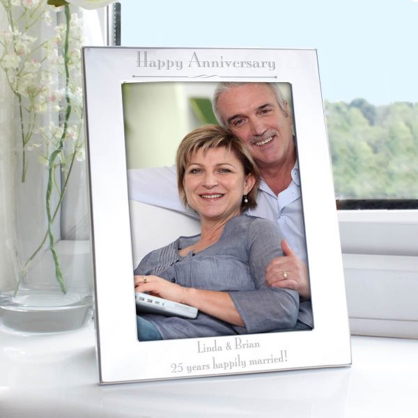 Personalised Silver 5×7 Decorative Photo Frame