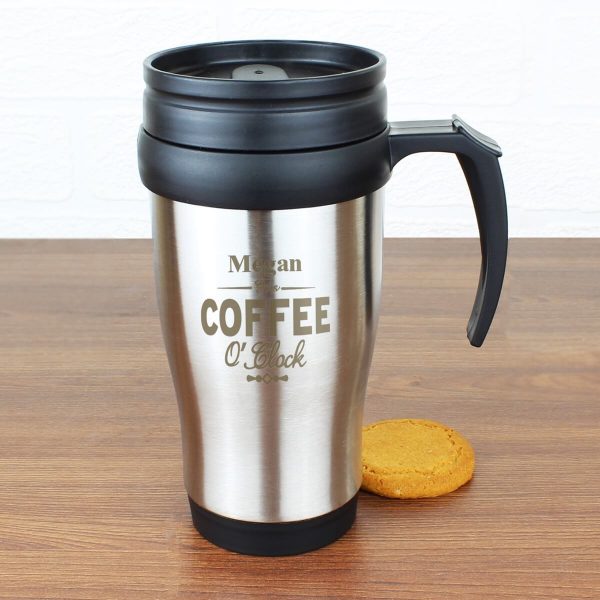 Personalised Coffee O’Clock Travel Mug