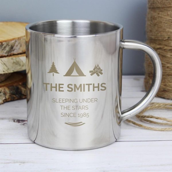 Personalised ‘Wilderness Wanderer’ Stainless Steel Mug