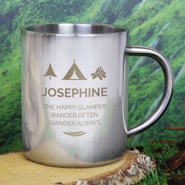 Personalised ‘Wilderness Wanderer’ Stainless Steel Mug