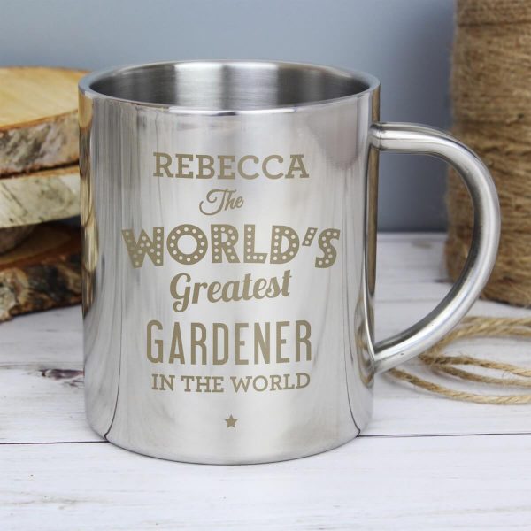 Personalised ‘The World’s Greatest’ Stainless Steel Mug
