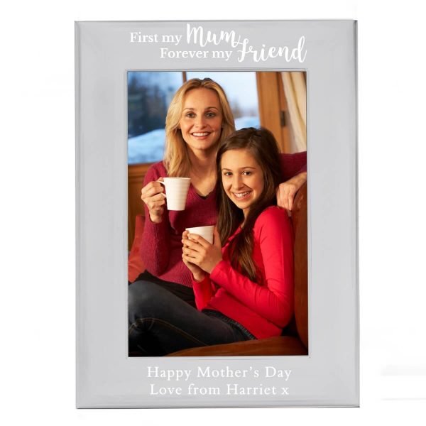Personalised First My Mum…6×4 Silver Photo Frame