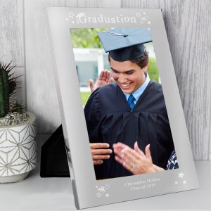 Personalised Graduation 7×5 Silver Photo Frame