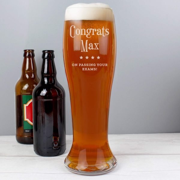 Personalised Giant Two And A Half Pint Beer Glass