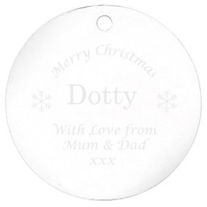 Personalised ‘1st Christmas’ Mouse Bauble