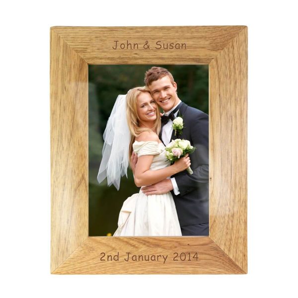 Personalised 7×5 Wooden Photo Frame