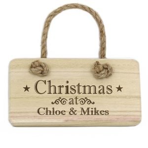 Personalised ‘1st Christmas’ Mouse White Wooden Keepsake Box
