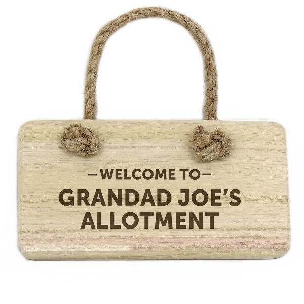 Personalised Welcome To… Wooden Sign