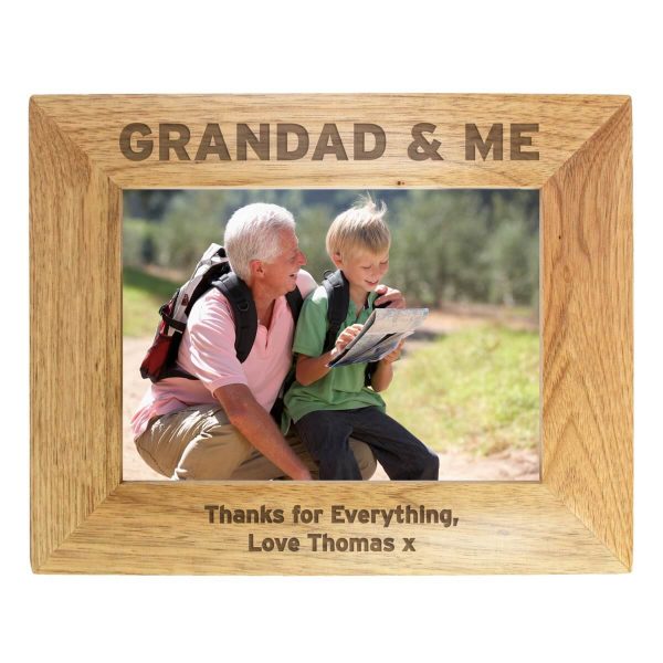 Personalised 5×7 Grandad & Me Photo Frame