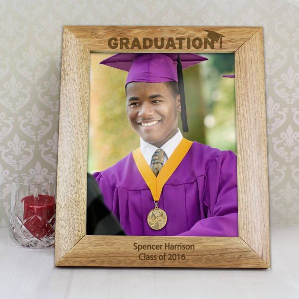 Personalised Graduation 10×8 Wooden Photo Frame