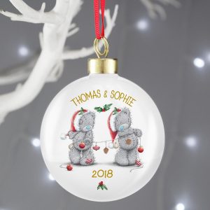 Personalised Me to You Christmas Couple’s Bauble
