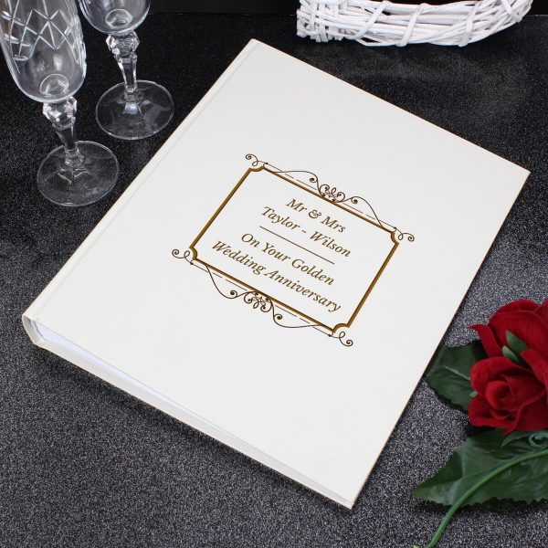 Personalised Gold Album With Sleeves