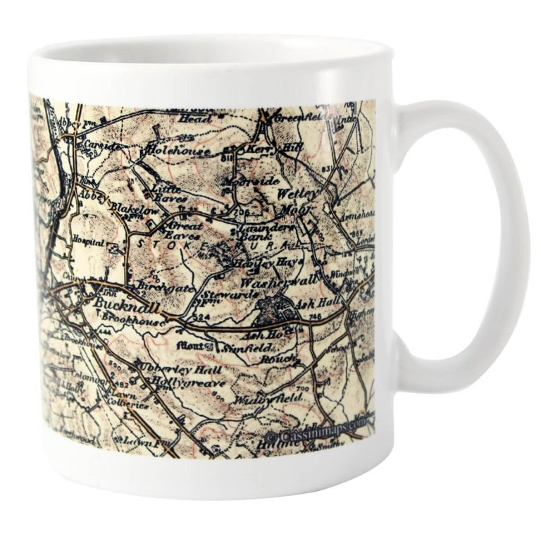 Personalised 1896 – 1904 Revised New Map Mug