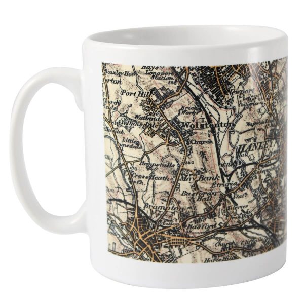 Personalised 1896 – 1904 Revised New Map Mug
