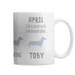 Personalised Dachshund Dog Breed Mug