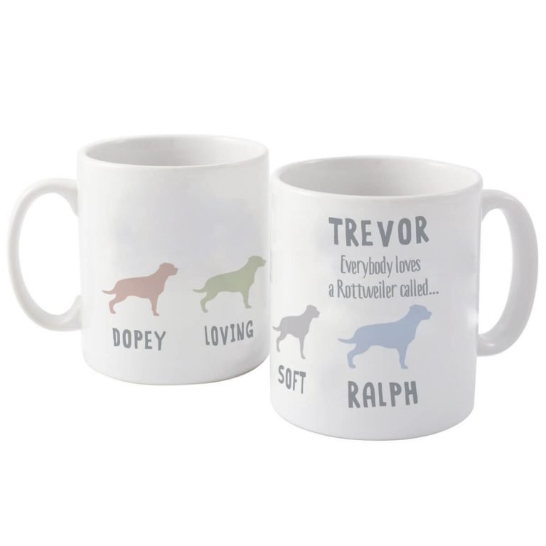 Personalised Rottweiler Dog Breed Mug