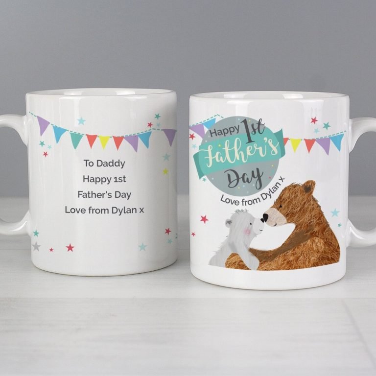 Personalised 1st Father’s Day Daddy Bear Mug