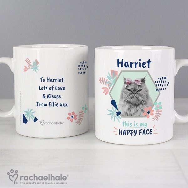 Personalised Rachael Hale ‘Happy Face’ Cat Mug