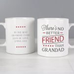 Personalised ‘No Better Friend Than Grandad’ Mug