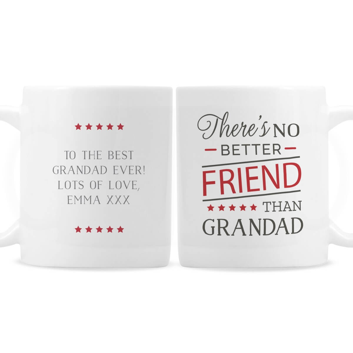 Personalised ‘No Better Friend Than Grandad’ Mug