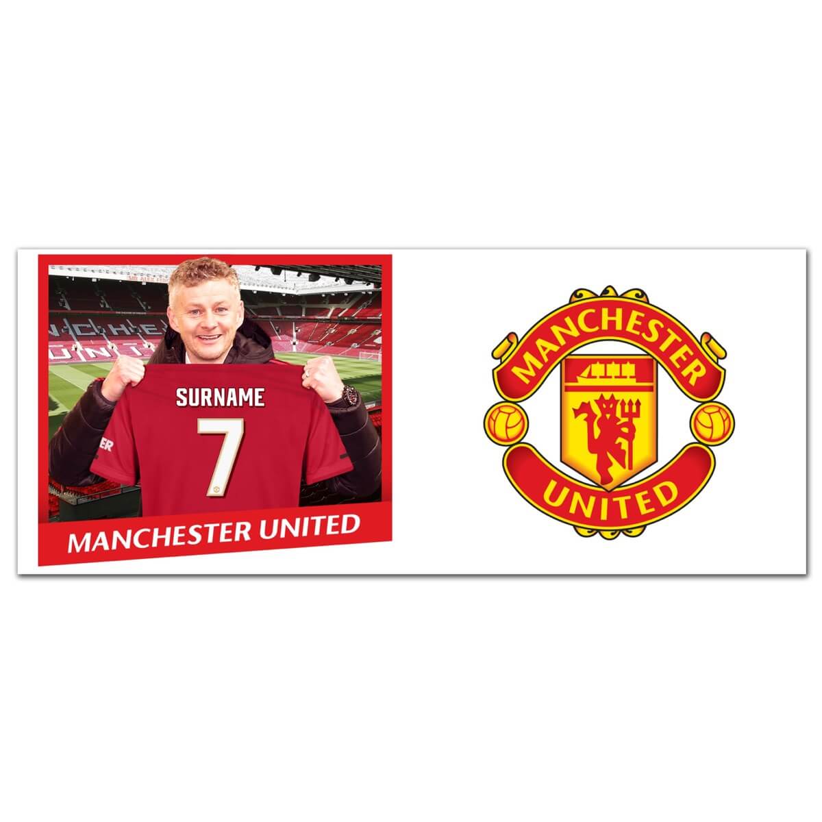 Personalised Manchester United FC Manager Mug