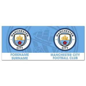 Personalised Man City Treble – This Time Beach Towel