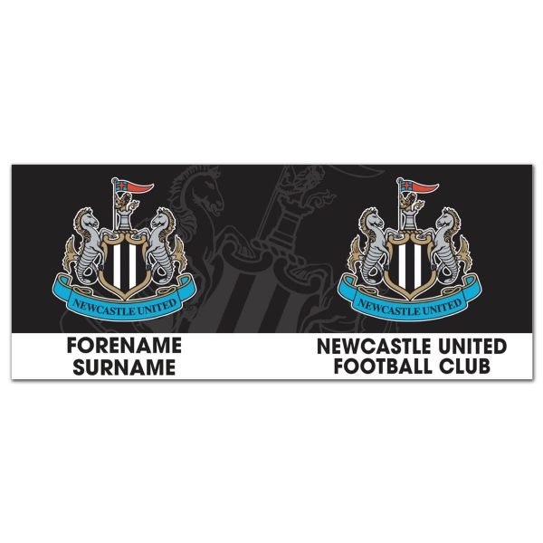 Personalised Newcastle United FC Bold Crest Mug