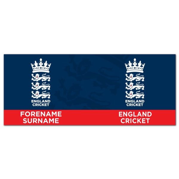 Personalised England Cricket Bold Crest Mug