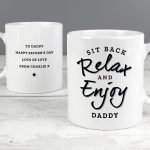 Personalised Sit Back & Relax Mug