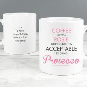 Personalised Acceptable to Drink Mug