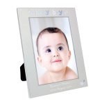 Personalised Silver 5×7 Baby Boy Photo Frame