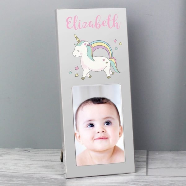 Personalised Baby Unicorn 3×2 Photo Frame