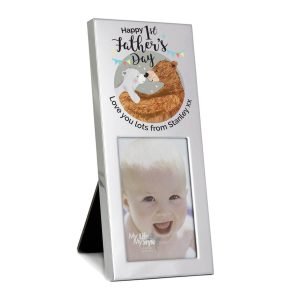 Personalised Any Message 10×8 Silver Photo Frame