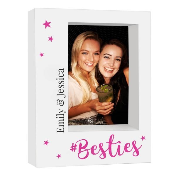 Personalised Besties 7×5 Box Photo Frame