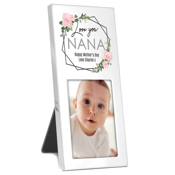 Personalised Abstract Rose 3×2 Photo Frame