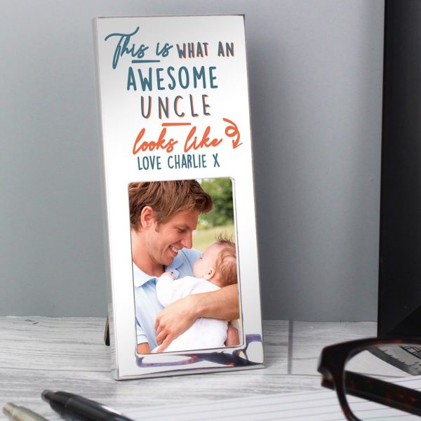 Personalised This Is What Awesome Looks Like Silver 2×3 Photo Frame