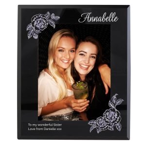 Personalised Silver Plated 7×5 Landscape Photo Frame