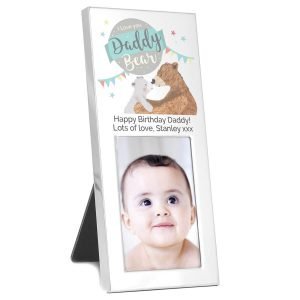 Personalised Any Message 10×8 Silver Photo Frame